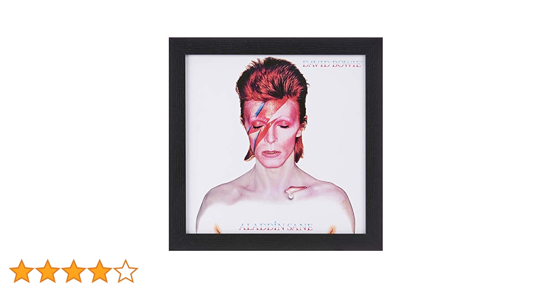 David Bowie フレイム　ピクチャー Amazon.co.jp: David Bowie - Aladdin Sane Framed Album Cover